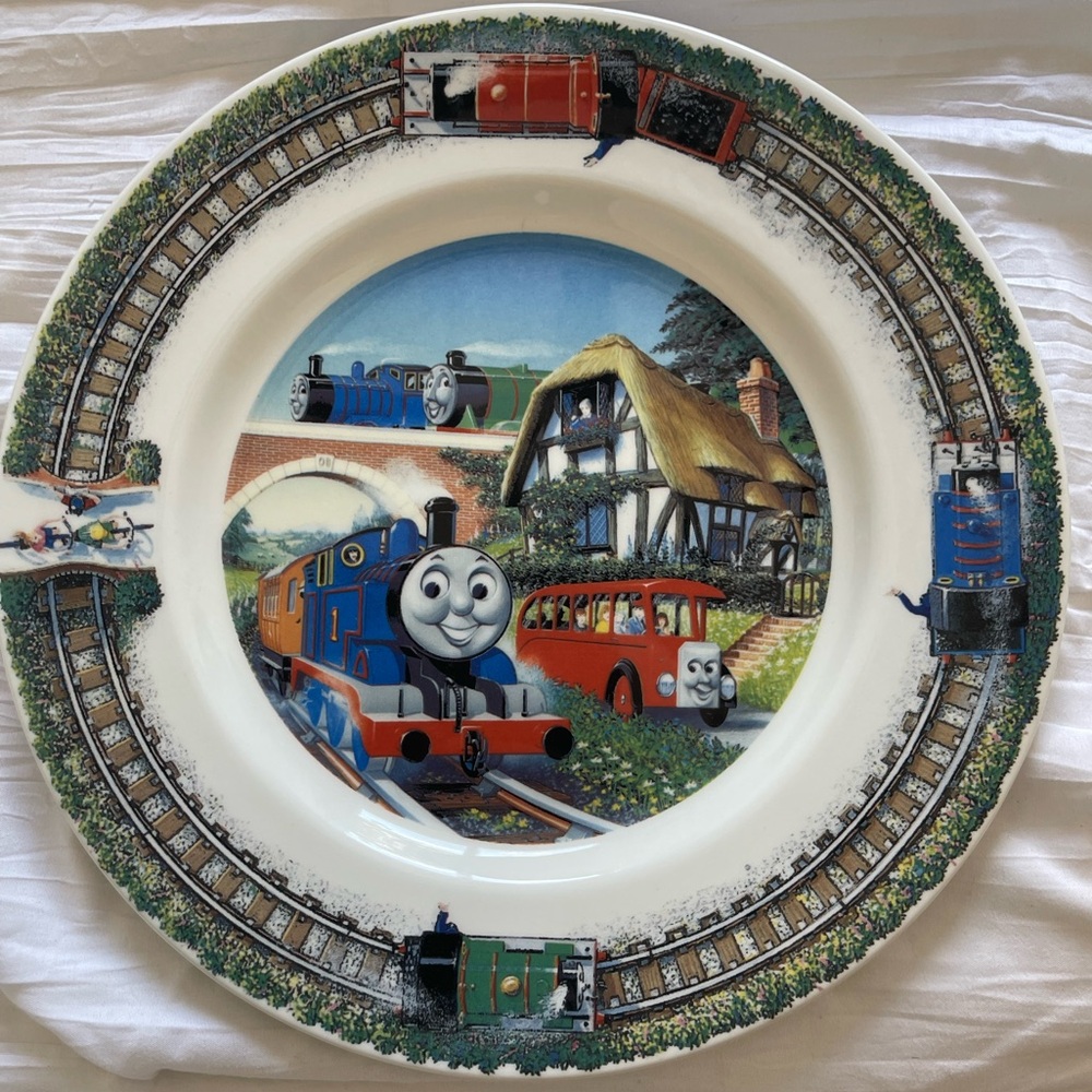 Rare Vintage 1992 Thomas The Tank Engine & Friends Wedgwood Plate Made inEngland